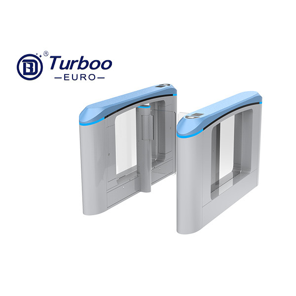 ব্রাশলেস সার্ভো মোটর সহ অ্যান্টি কোলিশন QR Rfid সুইং গেট টার্নস্টাইল