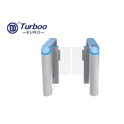 ব্রাশলেস সার্ভো মোটর সহ অ্যান্টি কোলিশন QR Rfid সুইং গেট টার্নস্টাইল